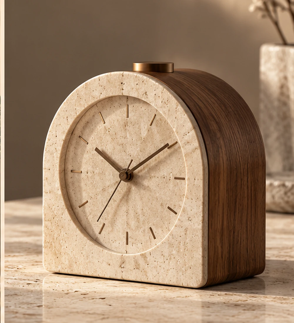Oris Stone Table Clock